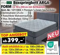 Norma Arga Home Boxspringbett Argaform Angebot
