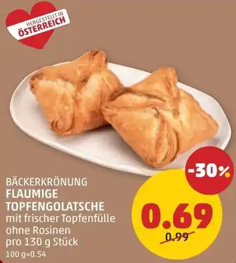 PENNY Bäckerkrönung flaumige topfengolatsche Angebot