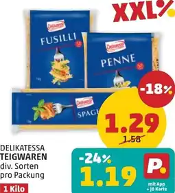 PENNY Delikatessa teigwaren Angebot