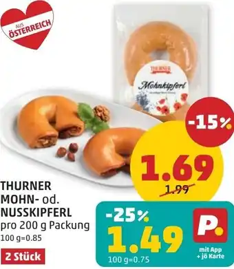 PENNY Thurner mohn-od. nusskipferl Angebot