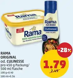PENNY Rama original od. culinesse Angebot