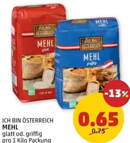 PENNY Ich bin österreich mehl Angebot