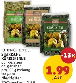 PENNY Ich bin österreich steirische kürbiskerne Angebot