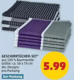PENNY Geschirrtücher-set Angebot