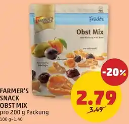 PENNY Farmer's snack obst mix Angebot