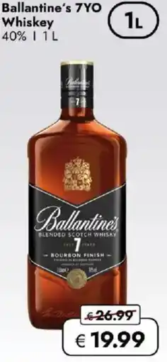 Travel FREE Ballantine's 7YO Angebot