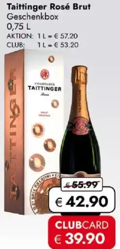 Travel FREE Taittinger Rosé Brut Angebot