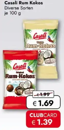 Travel FREE Casali Rum Kokos Angebot