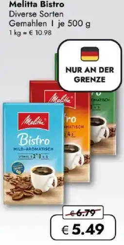 Travel FREE Melitta Bistro Angebot