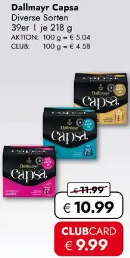 Travel FREE Dallmayr Capsa Angebot