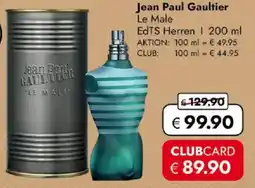 Travel FREE Jean Paul Gaultier Le Male Angebot