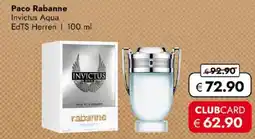 Travel FREE Paco Rabanne Invictus Aqua Angebot