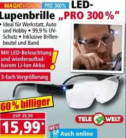 Norma LED- Lupenbrille „PRO 300% Angebot