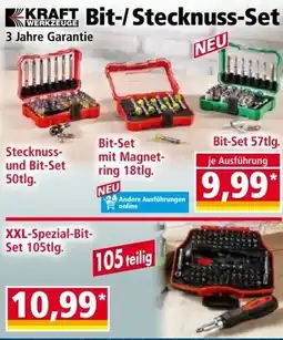 Norma KRAFT Bit-/Stecknuss-Set Angebot