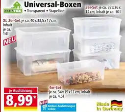 Norma Universal-Boxen Angebot