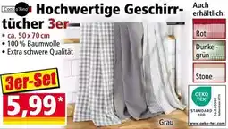 Norma Hochwertige Geschirrtücher 3er Angebot