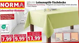 Norma bella casa Leinenoptik-Tischdecke Angebot