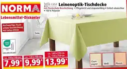 Norma bella casa Leinenoptik-Tischdecke Angebot