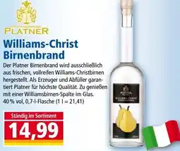 Norma Williams Christ Birnenbrand Angebot