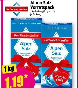 Norma Alpen Salz Vorratspack Angebot