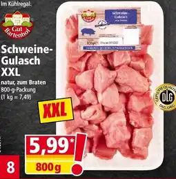 Norma Schweine- Gulasch Angebot