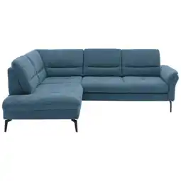 XXXLutz Ecksofa in Webstoff Blau Angebot