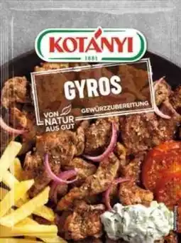 Billa Kotányi Gewürzzubereitung Gyros Angebot