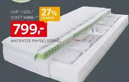 XXXLutz Physiosleep Taschenfederkernmatratze Physio Spring Angebot