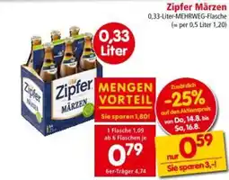 Interspar Zipfer Märzen Angebot
