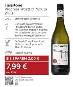 Weinwelt Interspar Flagstone Viognier Word of Mouth 2021 Angebot