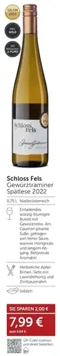 Weinwelt Interspar Schloss Fels Gewürztraminer Spätlese 2022 Angebot