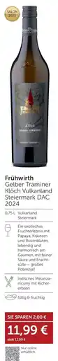 Weinwelt Interspar Frühwirth Gelber Traminer Klöch Vulkanland Steiermark DAC 2024 Angebot