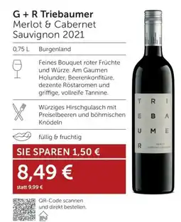 Weinwelt Interspar G+ R Triebaumer Merlot & Cabernet Sauvignon 2021 Angebot