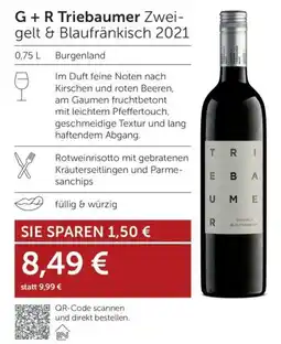 Weinwelt Interspar G+ R Triebaumer Zwei- gelt & Blaufränkisch 2021 Angebot