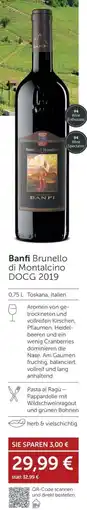 Weinwelt Interspar Banfi Brunello di Montalcino DOCG 2019 Angebot