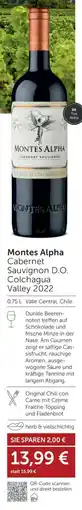 Weinwelt Interspar Montes Alpha Cabernet Sauvignon D.O. Colchagua Valley 2022 Angebot