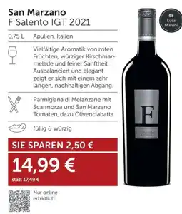 Weinwelt Interspar San Marzano F Salento IGT 2021 Angebot