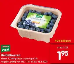 Interspar Heidelbeeren Angebot