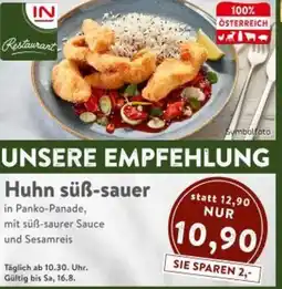 Interspar Huhn süßẞ-sauer Angebot