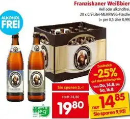Interspar Franziskaner Weißbier Angebot