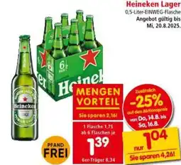 Interspar Heineken Lager Angebot