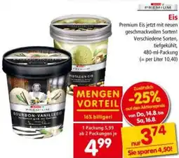 Interspar Premium Eis Angebot