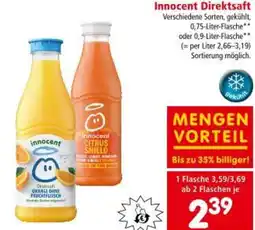 Interspar Innocent Direktsaft Angebot