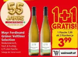 Interspar Mayr Ferdinand Grüner Veltliner Selection Angebot
