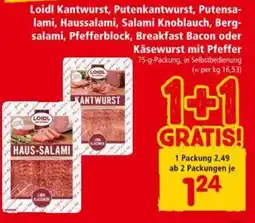 Interspar Kantwurst haus-salami Angebot