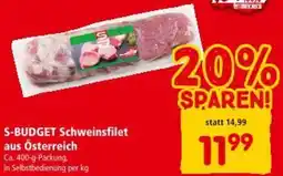 Interspar S-BUDGET Schweinsfilet aus Österreich Angebot