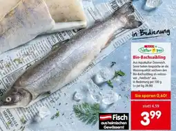 Interspar Natur pur Bio-Bachsaibling Angebot
