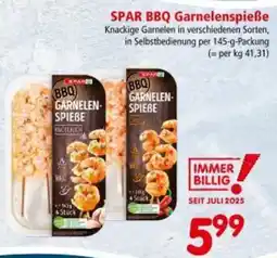 Interspar SPAR BBQ Garnelenspieße Angebot