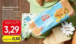 Spar Meisterbäcker Buttertoast Angebot