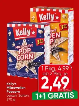 Spar Kelly's Mikrowellen Popcorn Angebot
